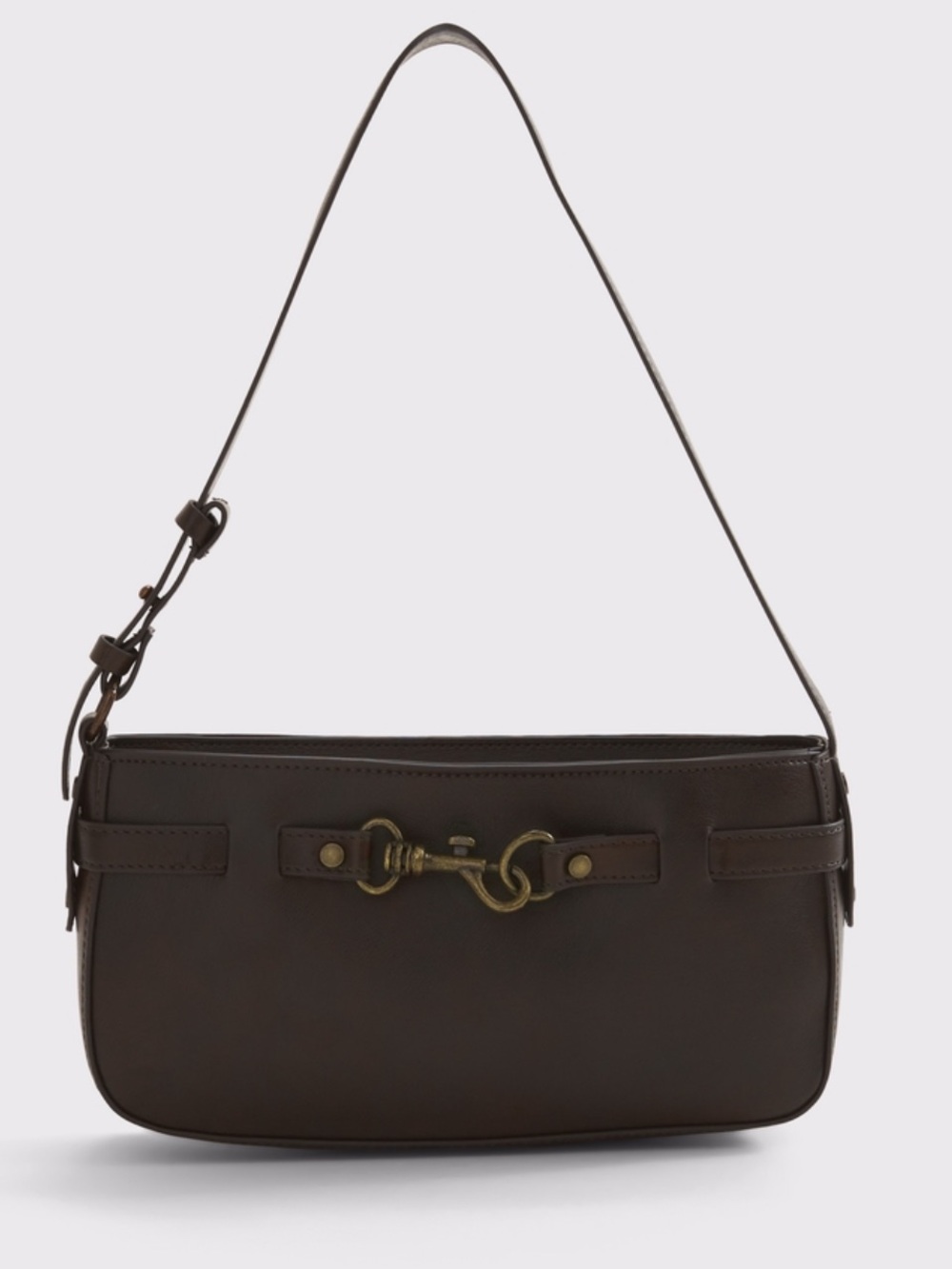 Abercrombie Going Out Shoulder Bag Dark Brown